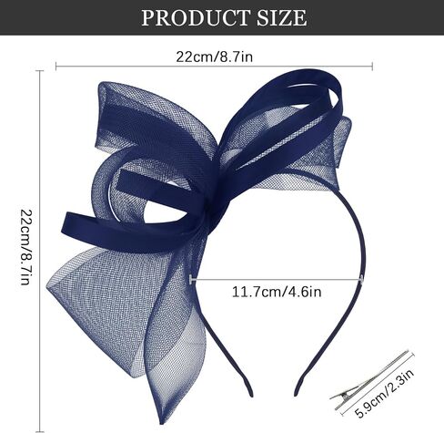 Fascinators Hats for Women Fascinator Headband Tea Party Hat Derby Hats for Cocktail, Wedding, Fancy Dress Party in Kuwait