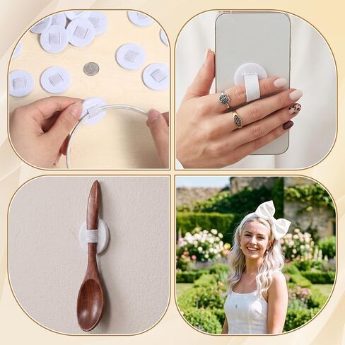 SynHHergyx Hair Band Pad, 20 Pcs 1.4 Inch Felt Headband Pad Headband Fascinator Base Making Kit for Tea Party Weddings Decorations Handmade DIY (White) in Kuwait