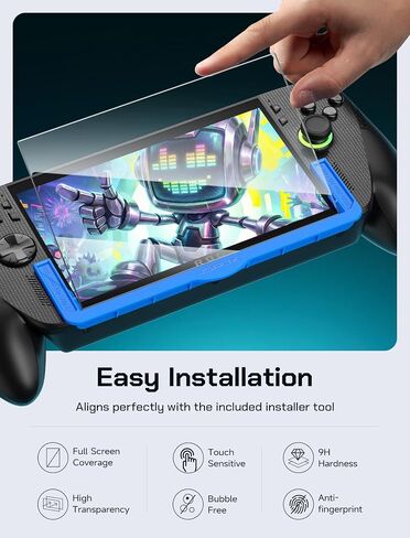 JSAUX Carrying Case for ROG Xbox Ally X, 3-in-1 Accessories Bundle with 2 Screen Protectors + Alignment Frame, 6 Thumb Grips, Dual-Layer Portable Travel Bag, All-in-One Protection for ROG Xbox Ally in Kuwait