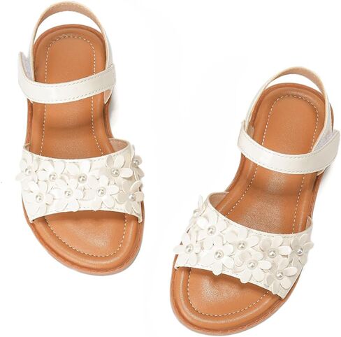 Hebelee Toddler Girls Sandals Girl Dress Sandal Summer Flat Shoes for Little Kid Big Kids in Saudi Arabia