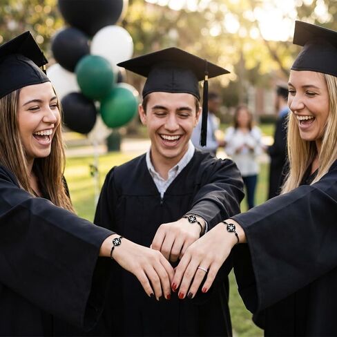 Unique Graduation Gifts 2026 for Her Him - Adjustable Link Bracelet with Grad Cap Box, Class of 2026 Jewelry, Personalized Senior Keepsake for College High School Middle School Grads, Unisex in Saudi Arabia