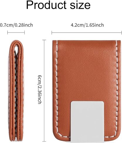 Men's Magnetic Money Clip Wallet Credit Card Holder Pocket Cash Wallet for Men in Saudi Arabia