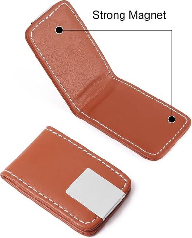 Men's Magnetic Money Clip Wallet Credit Card Holder Pocket Cash Wallet for Men in Saudi Arabia