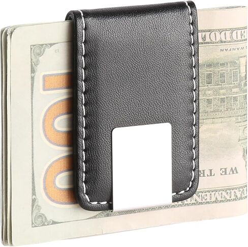 Men's Magnetic Money Clip Wallet Credit Card Holder Pocket Cash Wallet for Men in Saudi Arabia