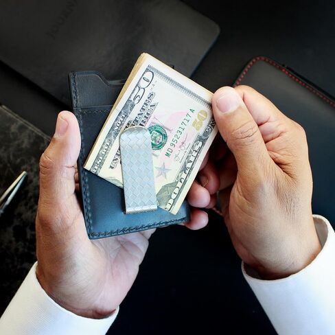 OCASO - Leather Pocket Knife Wallet with Money Clip, holds small pocket knife 85WAL in Saudi Arabia