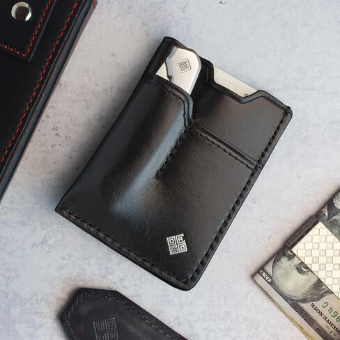 OCASO - Leather Pocket Knife Wallet with Money Clip, holds small pocket knife 85WAL in Saudi Arabia