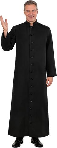 Clergy Robes For Men Cassock Church Long Robe Choir Minister Clergy Pulpit Liturgical Preacher Robes in Saudi Arabia