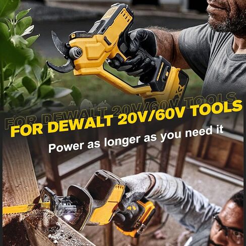 2Pack 8.0Ah Max Replacement for Dewalt 20V Battery Lithium Compatible with XR DCB200 DCB201 DCB206 DCB204 DCB207 DCD/DCF/DCG Series in Saudi Arabia