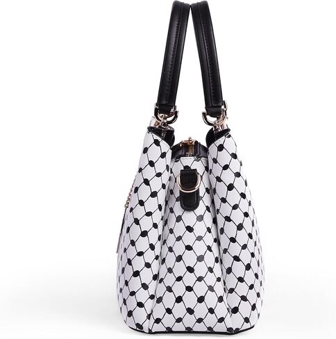 Threads of Heritage Handbag Collection - Genuine split Cowhide Leather - INSPIRED BY THE KEFFIYEH | Modern Heritage in Saudi Arabia