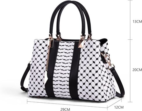 Threads of Heritage Handbag Collection - Genuine split Cowhide Leather - INSPIRED BY THE KEFFIYEH | Modern Heritage in Saudi Arabia