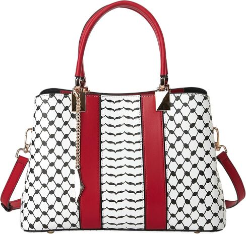 Threads of Heritage Handbag Collection - Genuine split Cowhide Leather - INSPIRED BY THE KEFFIYEH | Modern Heritage in Saudi Arabia