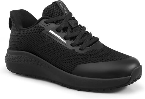 Non Slip Work Shoes for Women, Breathable Lightweight Food Service Sneakers, Comfortable Slip Resistant Shoes for Restaurant, Servers, Baristas, Waitresses, Nurses,& Kitchen Work in Saudi Arabia