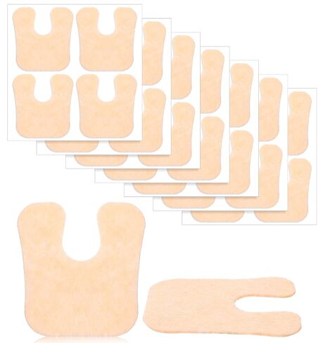 28Pcs Corn Pads for Feet, Callus Cushions For Feet U-Shaped Self-Adhesive Foot Pad Pressure Relief for Corns Calluses on Toes, Heels Ball of Foot, Stops Shoe Rubbing in Kuwait