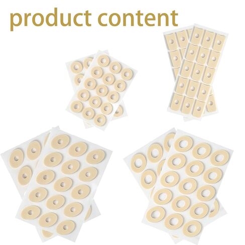 120 Pcs Soft Latex Corn Cushions 4-Shape Self-Adhesive Foam Callus Cushions Anti Friction callus cushions for Heel Toe Feet in Pain Relief Comfortable Shoe Inserts callus cushions in Kuwait