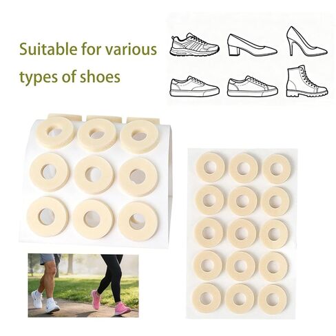 120 Pcs Soft Latex Corn Cushions 4-Shape Self-Adhesive Foam Callus Cushions Anti Friction callus cushions for Heel Toe Feet in Pain Relief Comfortable Shoe Inserts callus cushions in Kuwait