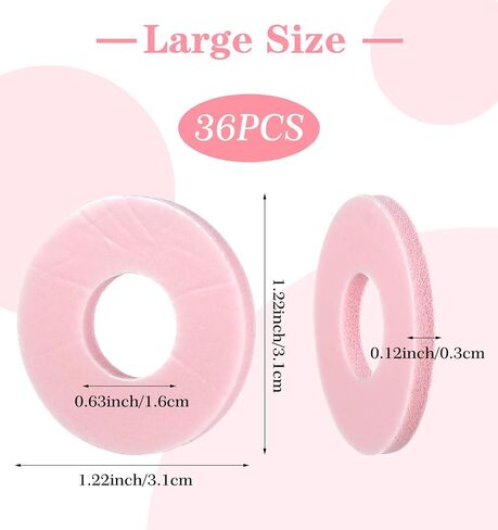 36 Pcs Toe Corn Cushions, Corn Cushions for Toes with Water-Resistant Adhesive, Reduce Pain & Pressure from Shoes, for Toes & Feet (Pink) in Kuwait
