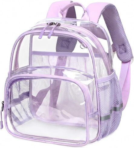 Bluboon Clear Backpack for Stadium Events 12×6×12 See-Through Stadium Approved Small Clear Bag for Concert Sports Outdoor (Black, Mini-12) in Kuwait