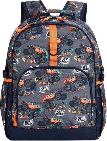 Choco Mocha Kids Backpack for Girls Cheetah Backpack Kids Elementary School Backpack for Girls Ages 6-8 Kid Bookbag 17 Inch with Chest Strap, Purple in Saudi Arabia