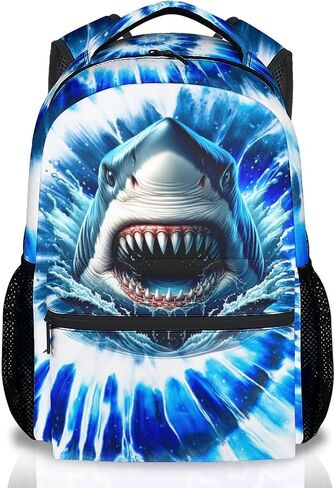 UNIKITTY Boys Dinosaur Backpack, 17 Inch Kids Truck School Bag for Preschool Kindergarten Elementary Polyester Bookbag with Multiple Compartments for Big Boys in Saudi Arabia