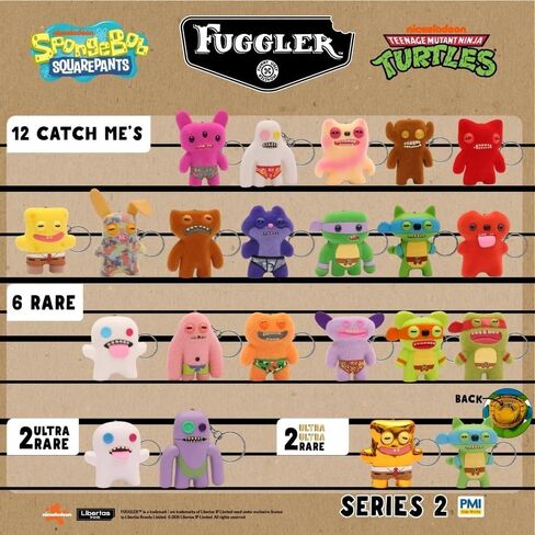 Fuggler Funny Ugly Monster Series 2 Collectible Keychain Mystery Pack, 2.5 Inch, 46 to Collect in Saudi Arabia