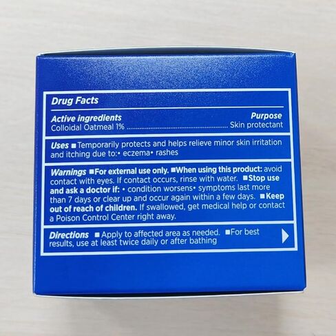 AOSORW Eczema Relief Oatmeal Cream - Colloidal Oatmeal 1% Skin Protectant - Helps Relieve Dry, Itchy Skin Due to Eczema & Rashes - Fragrance-Free, Steroid-Free - 3.5 Oz in Kuwait