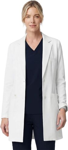 Women's Structured Classic Long Lab Coat LCW-204 in Saudi Arabia
