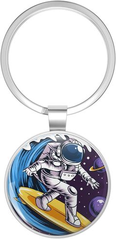INTO THE AM Graphic Tees for Men - Cool Novelty Printed Mens Graphic S - 4XL Stainless Steel Keychain with Ring in Kuwait