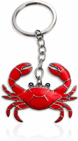 Crab Keychain – Ocean Wildlife Charm Accessory for Keys, Backpacks, Bags and Nature-Inspired Gifts in Kuwait