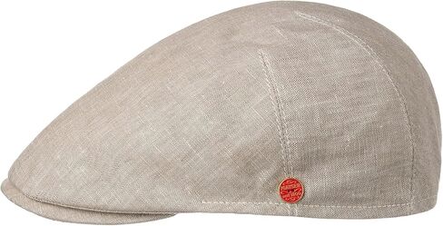 Mayser Sidney Linen Flat Cap Men - Made in The EU in Kuwait