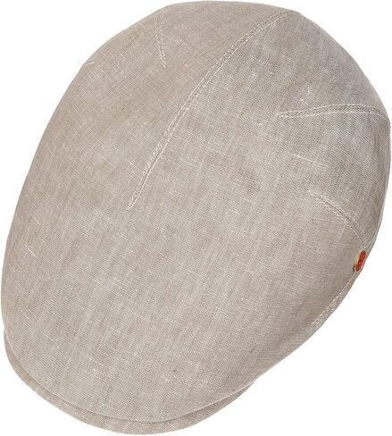 Mayser Sidney Linen Flat Cap Men - Made in The EU in Kuwait