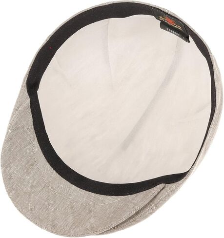Mayser Sidney Linen Flat Cap Men - Made in The EU in Kuwait