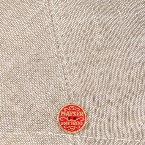 Mayser Sidney Linen Flat Cap Men - Made in The EU in Kuwait