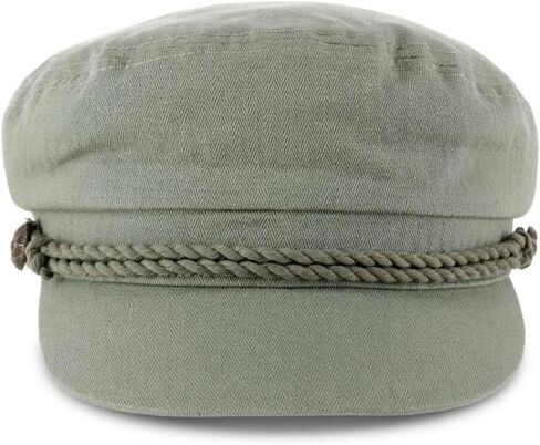 Unisex Greek Fisherman Hat 100% Cotton Sailor Cap Nautical Fiddler One Size in Kuwait