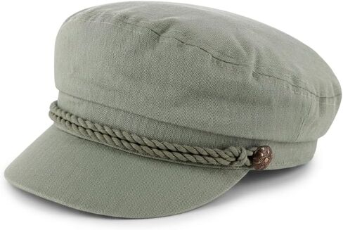 Unisex Greek Fisherman Hat 100% Cotton Sailor Cap Nautical Fiddler One Size in Kuwait