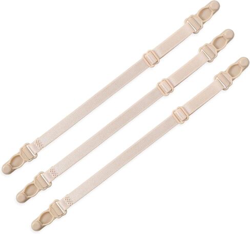 3 Pcs Bra Strap Holder, Elastic Anti Slip Bra Strap Clips Adjustable Keep Bras Straps From Slipping in Kuwait