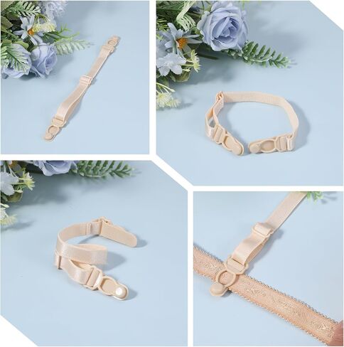 3 Pcs Bra Strap Holder, Elastic Anti Slip Bra Strap Clips Adjustable Keep Bras Straps From Slipping in Kuwait