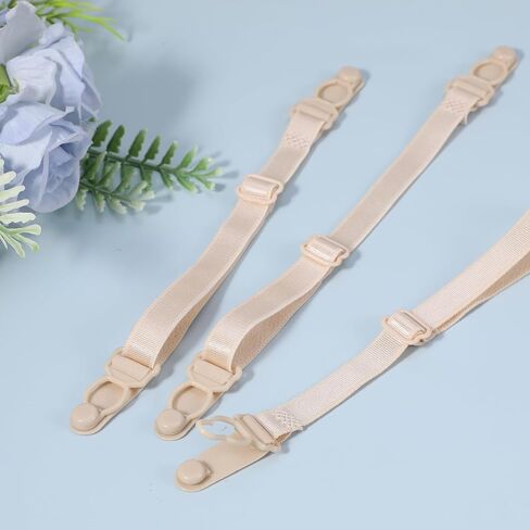 3 Pcs Bra Strap Holder, Elastic Anti Slip Bra Strap Clips Adjustable Keep Bras Straps From Slipping in Kuwait