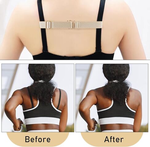 4-Pairs Bra Straps Replacement Convertible Bra Straps Shoulder Bra Straps Adjustable Elastic Bra Strap Holders Multi Color Women Bra Straps(18mm Width in Saudi Arabia