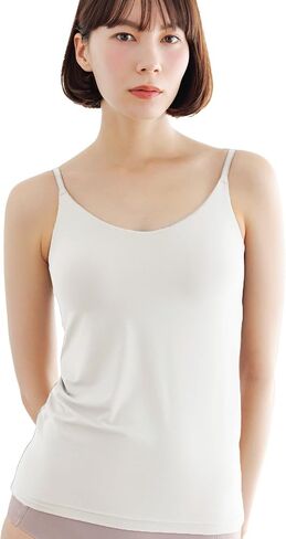 Camisole Bra Padded Silky Quick-Dry Strap Anti-Sagging Top Sleep 24HRS Japan Patented Bambi Water in Saudi Arabia