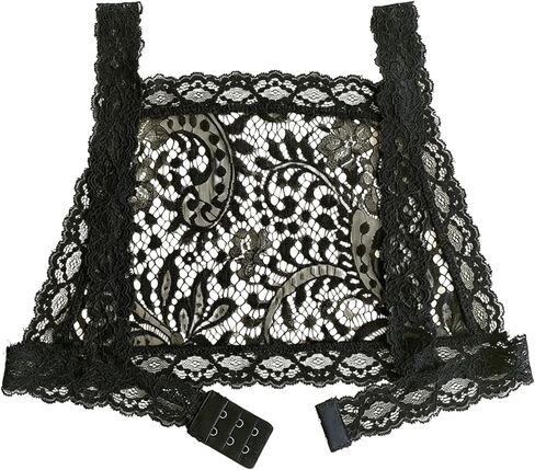 سيدة الدانتيل ساحة الرقبة Bralette إدراج تراكب لوحة التواضع سترة الدانتيل تراكب أعلى الانقسام غطاء لوحة التواضع in Kuwait