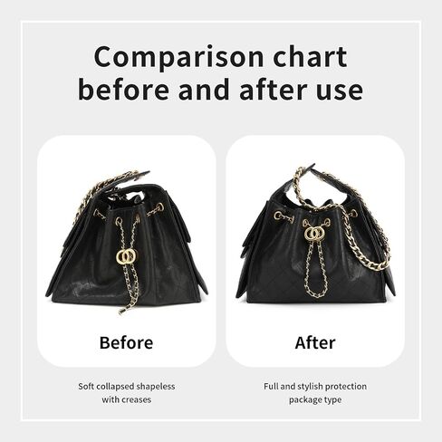 Silk Purse Organizer Insert Fits Chanel 25 bag, Luxury Satin Bag Shaper with Divider, Silky Smooth Non-Slip Handbag Organizer for Designer Bags in Kuwait