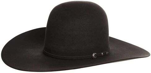 Rodeo King 7X Charcoal 5" Brim Open Crown Felt Cowboy Hat in Saudi Arabia