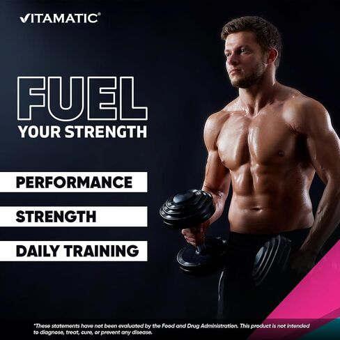 Vitamatic Creatine Monohydrate Powder – 5000 mg Per Serving, 1 kg, Unflavored, Micronized Creatine Supplement, Vegan, Non-GMO, Gluten Free in Saudi Arabia