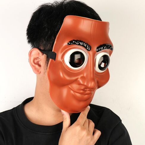 Italian Brainrot costume Tung Tung Tung Sahur Mask for Adults Full Face Halloween Cosplay Mask (Simple Style) in Saudi Arabia
