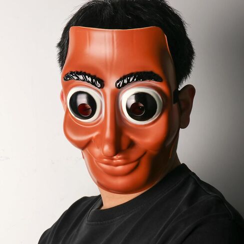 Italian Brainrot costume Tung Tung Tung Sahur Mask for Adults Full Face Halloween Cosplay Mask (Simple Style) in Saudi Arabia