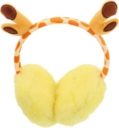 Cartoon Animal Ear Muffs Adjustable Plush Ear Warmer Headband Soft Thermal Winter Earmuffs for Boys and Cold Weather Protection in Saudi Arabia