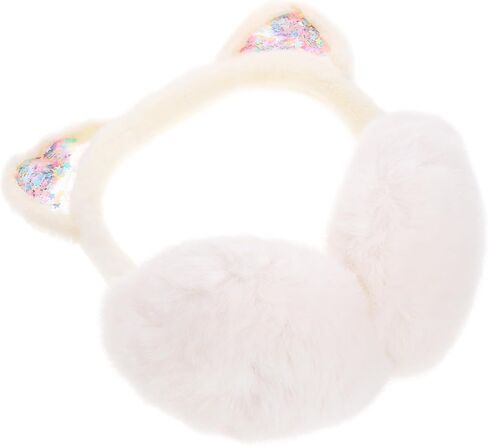 OSALADI Cute Cat Earmuffs Winter Warm Plush Ear Covers Foldable Soft Protective Ear Warmers for Boys and Outdoor Cold Weather in Kuwait