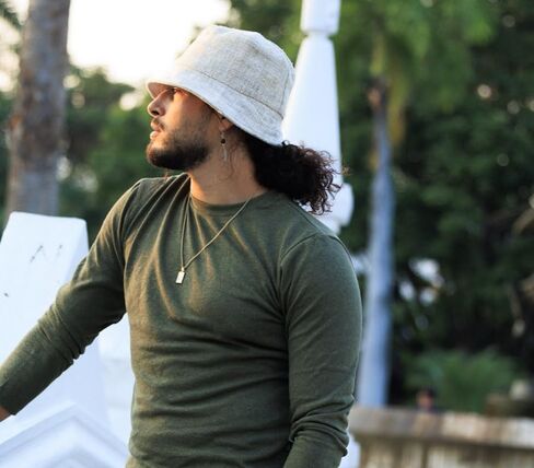 Natural Hemp Bucket Hat – Handmade Lightweight Sun Hat for Men & Women – Eco-Friendly, Breathable, Packable Hat for Travel, Beach, Hiking, and Outdoor Adventures - Natural in Kuwait