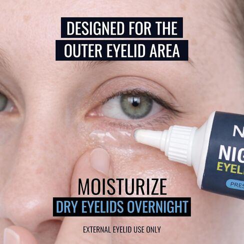 NOVEHA NIGHTTIME Eyelid Ointment Night Gel For Dry Eye Relief | Long Lasting Moisturizer Preservative Free | Moisturizing Cream for Night, External Use Only | 0.35 Oz / 10 gr in Kuwait