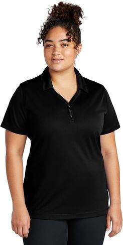 SPORT-TEK Women's PosiCharge Micro-Mesh Polo | Ladies Short Sleeve Collared Shirt, Slim Fit Top for Work, Golf & Tennis in Kuwait